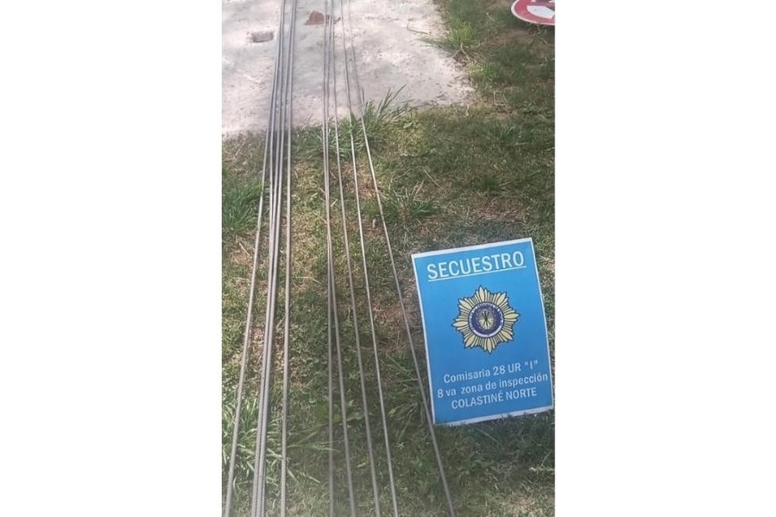 El material sustraído quedó secuestrado en calidad de depósito.