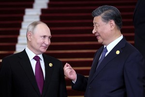 Vladimir Putin fue recibido en China por Xi Jinping. Crédito: Sputnik/Sergei Savostyanov