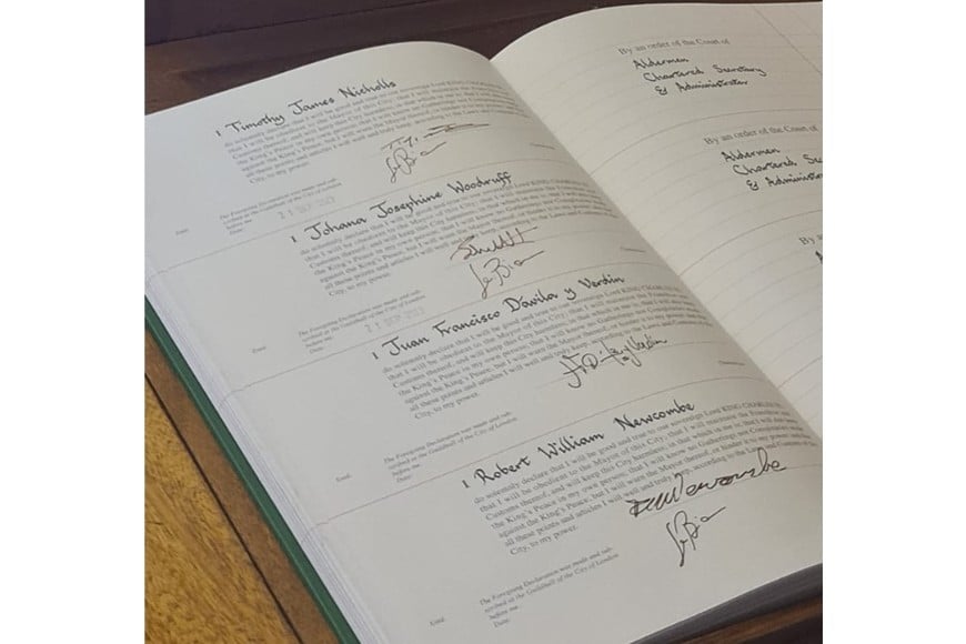 La firma de Juan Dávila y Verdin.