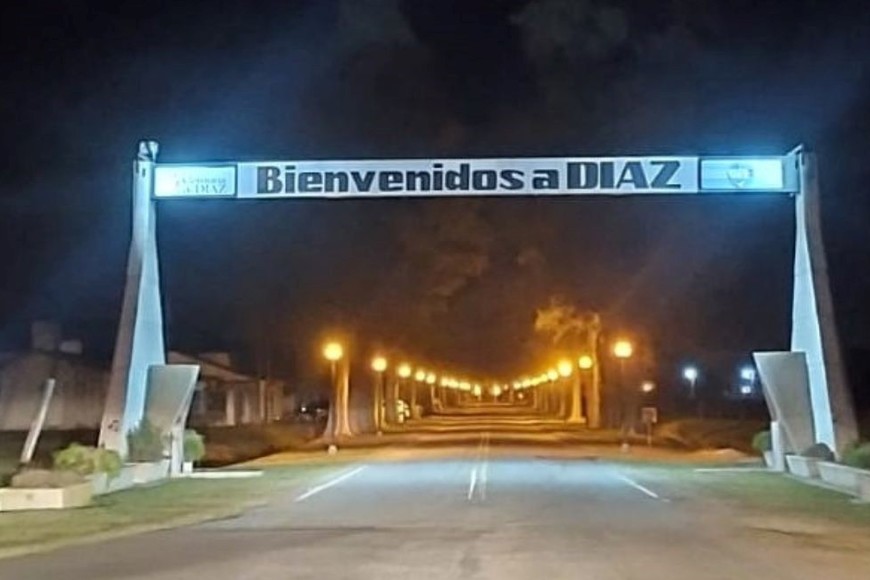 La entrada a Díaz. Crédito: Griselda Bastús.