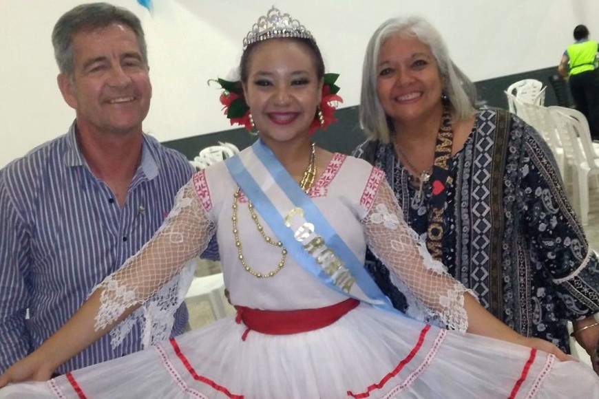 Helen Coronel, la nueva soberana del Encuentro. Crédito: Municipalidad de Coronda.