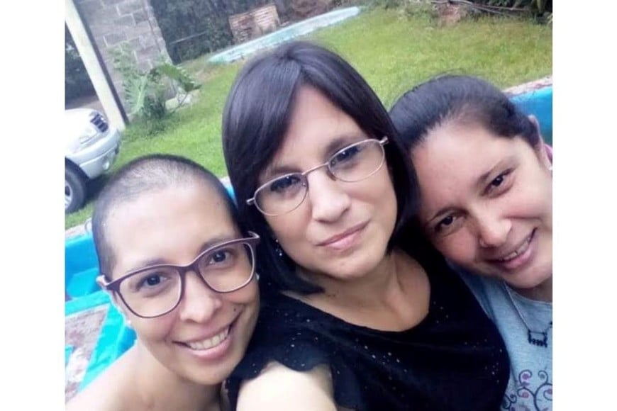 El amor de sus hermanas Romi y Ale, siempre fue un gran apoyo.