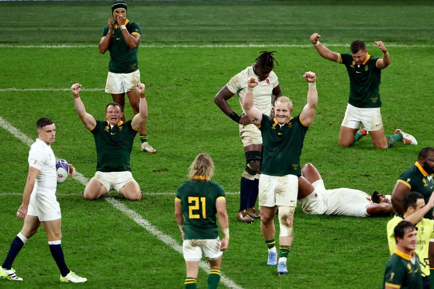 Los sudafricanos vencieron a Inglaterra en la semifinal. Crédito: Reuters