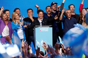  Axel Kicillof, celebró esta noche el amplio triunfo en las elecciones provinciales. Créditos: Reuters