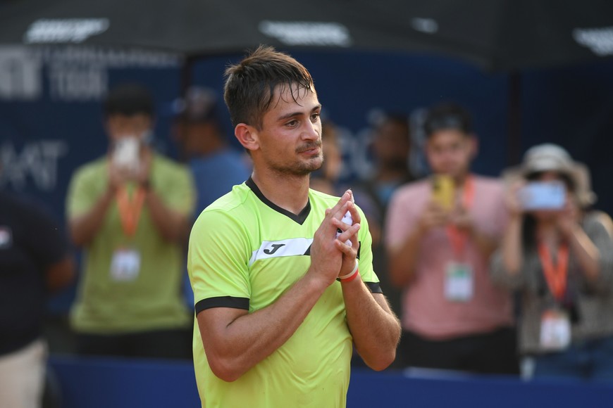 Sólo pide jugar bien. A Mariano Navone no le interesa tanto el ranking, sino "jugar bien y seguir adelante". Créditos: Mauricio Garín