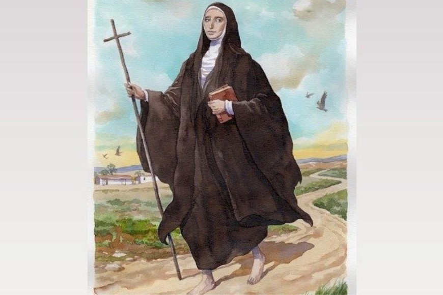 María Antonia de San José (Pintura de Enrique Breccia)