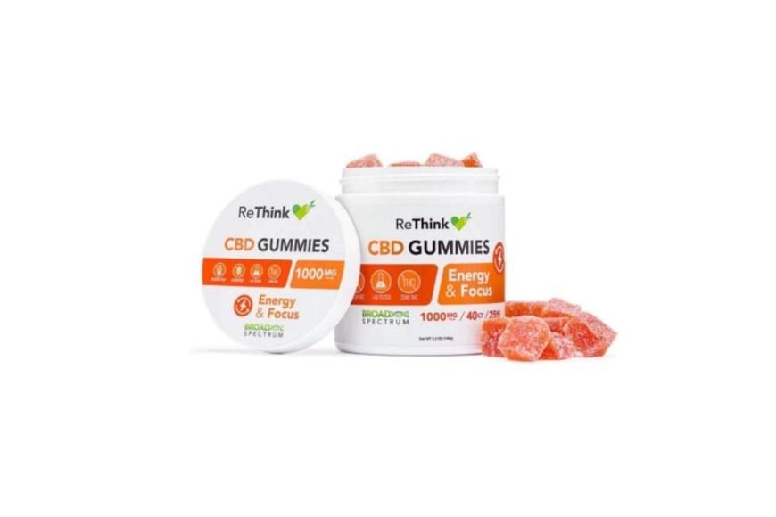 CBD Gummies, Energy and Focus, 1000 mg per jar, 40 CT
