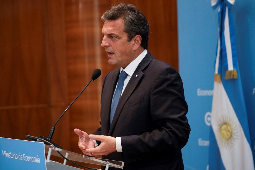 Sergio Massa. Crédito: Cristina Sille/Reuters