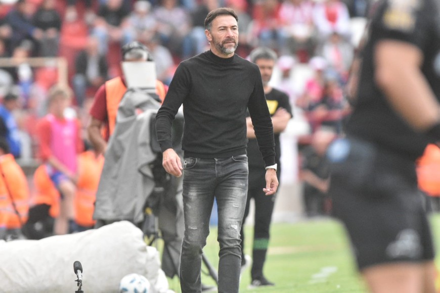 Cristian "Kily" González, entrenador de Unión. Crédito: Luis Cetraro