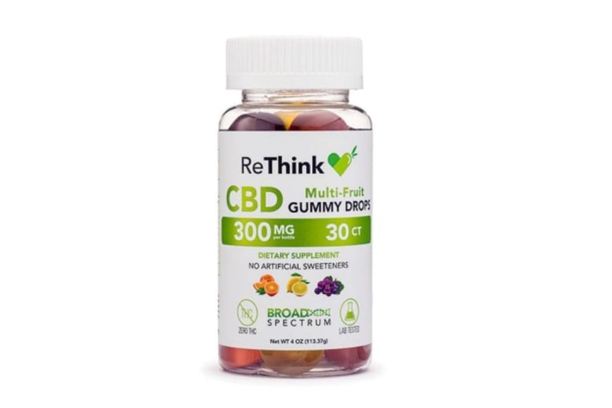 Dietary Supplement, CBD Multi - Fruit Gummy Drops, 300 mg per bottle, 30 CT