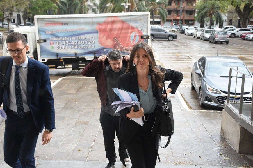Traferri solicita a la fiscal regional de Rosario, María Eugenia Iribarren, que se cambie por otros a los fiscales que lo habían acusado. Crédito: Guillermo Di Salvatore