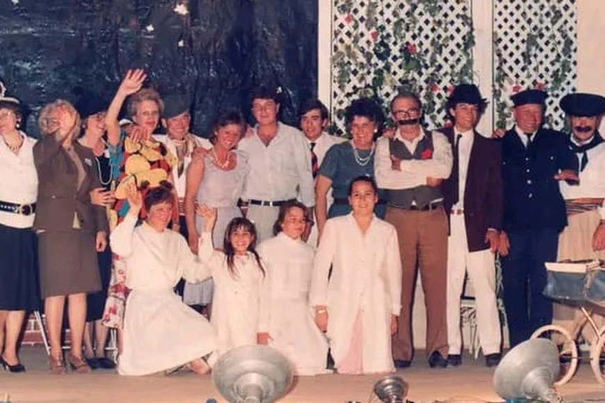 El grupo teatral Almafuerte, un ícono de la cultura en Sa Pereira. 
Foto: Gentileza