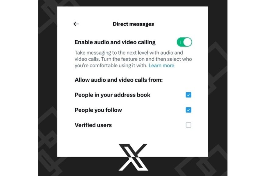 La configuración de videollamadas que Elon Musk ya anunció que modificará.