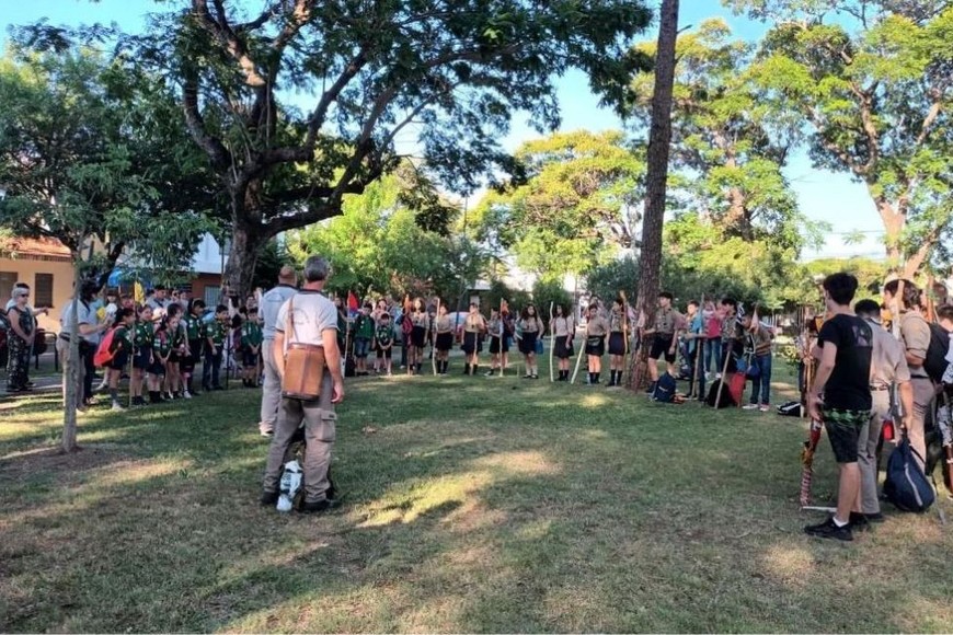 Postales del campamento de verano. Crédito: Instagram (el_dos_trece).