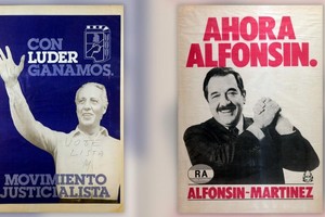 Si bien se presentaron más de diez partidos a la elección presidencial, la contienda del 83 estuvo polarizada entre la Unión Cívica Radical (UCR) y el PJ. Foto: Télam