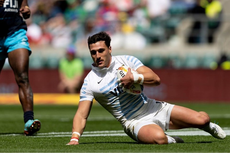 Isgró jugó los 66 partidos del equipo a lo largo de las 11 etapas y aportó 33 tries. Crédito: Prensa UAR.