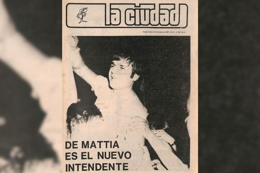 Portada del semanario La Ciudad del lunes 31 de octubre de 1983. Fuente: Archivo Histórico Digital de Venado Tuerto.