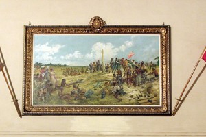 La pintura de Juan Arancio que inspiró la muestra. Crédito: Archivo El Litoral