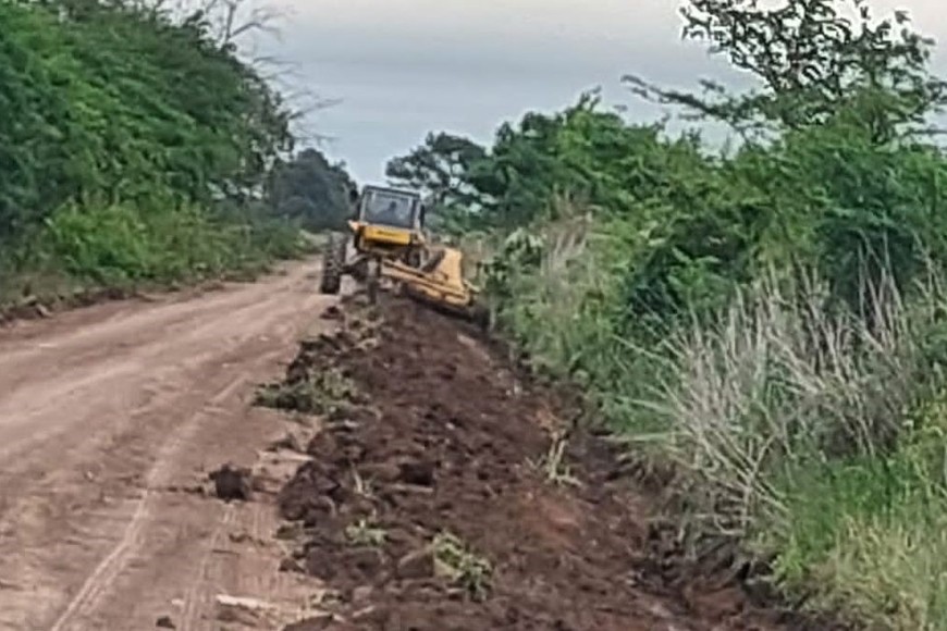 Las obras permitirán mejorar la red vial rural de San Agustín.