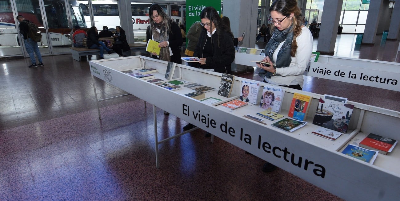 Terminal de Ómnibus: habilitaron una biblioteca gratuita participativa