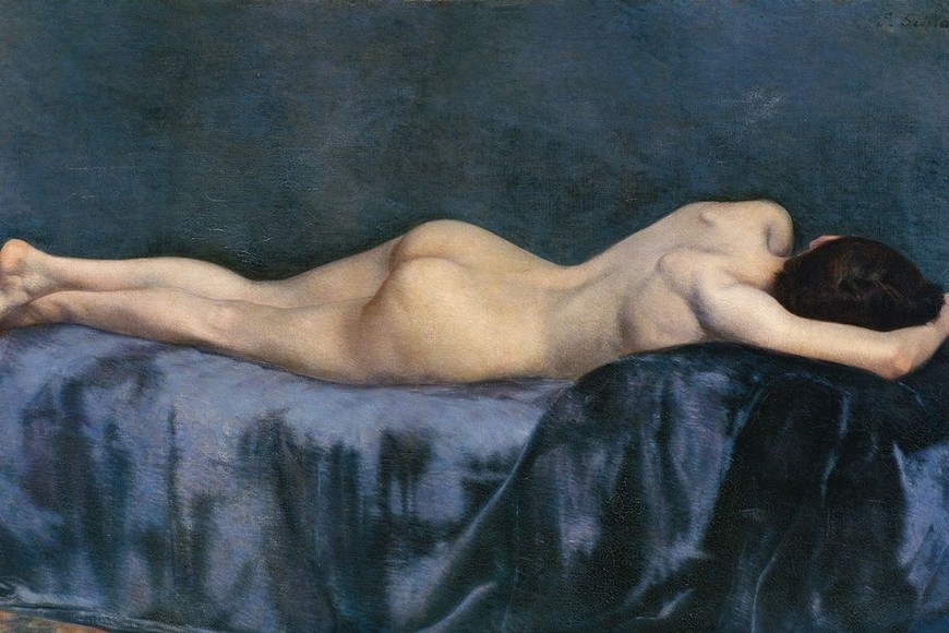 "Reposo", de Eduardo Schiaffino. Foto: Museo Nacional de Bellas Artes