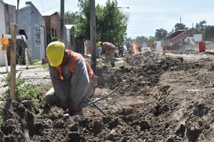 El registro gráfico es de noviembre de 2022, cuando El Litoral relevó los trabajos en la ex Villa Oculta, hoy barrio Atilio Rosso. Archivo El Litoral / Flavio Raina