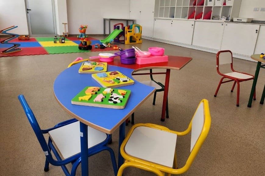 El jardín fue diseñado para niños de entre los 45 días y los 3 años.