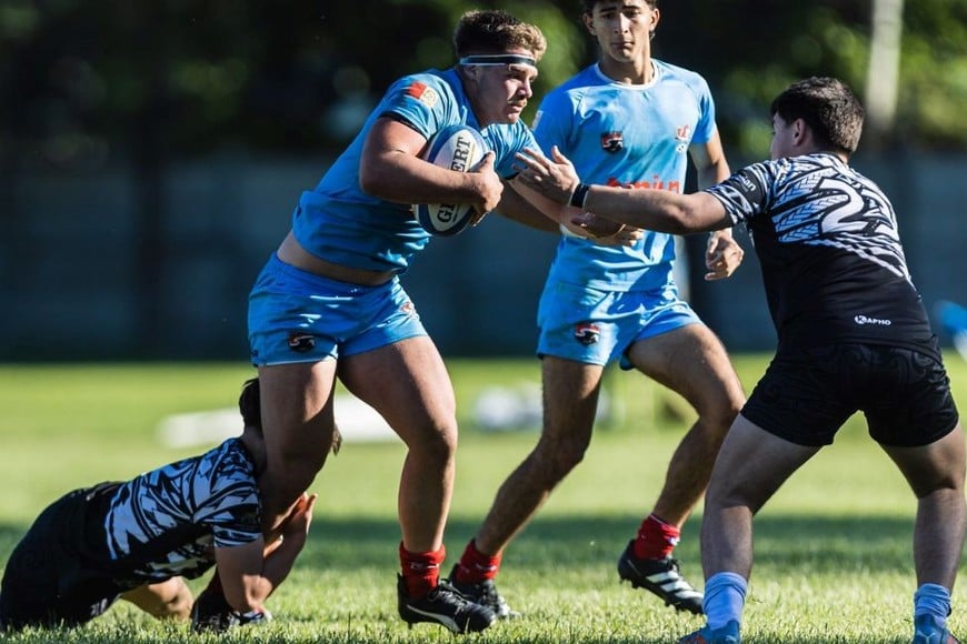 En su última presentación, Santa Fe goleó 81 a 0 al seleccionado de Chubut. Crédito: Prensa Unión de Rosario / Mateo Occhi.