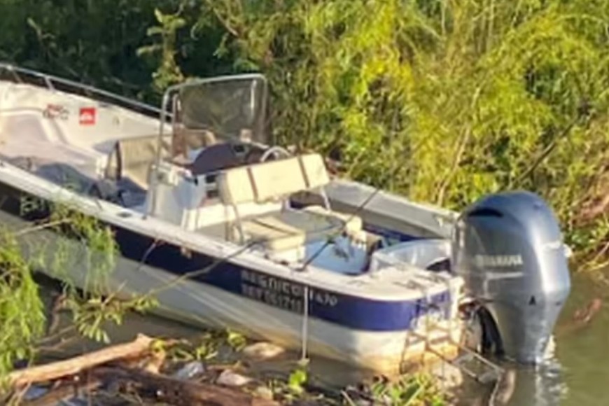 La lancha en cuestión.