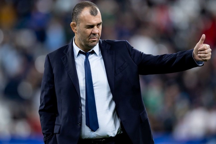 Michael Cheika. Para Pichot el balance para el entrenador "es súper positivo". Crédito: Prensa UAR.