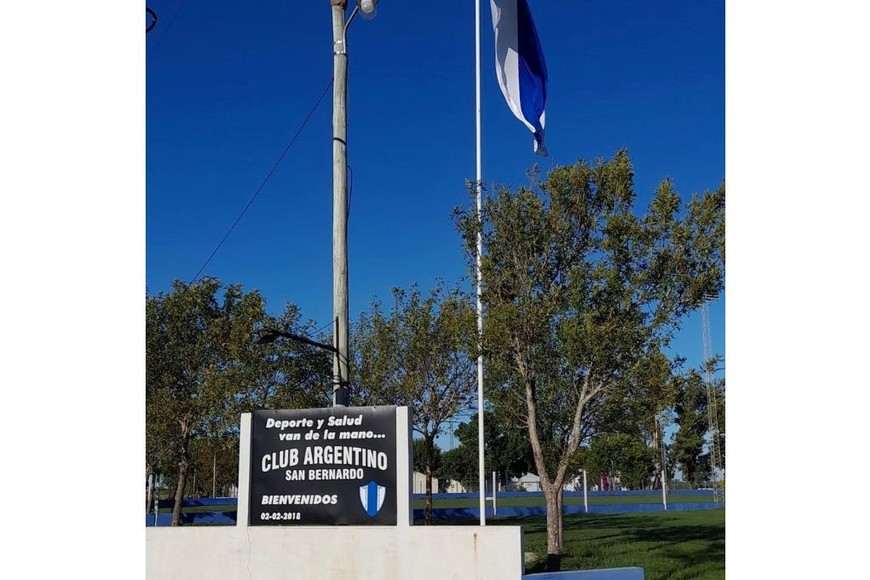 El Club Argentino San Bernardo, que se levantó hace pocos años y cuenta con una atractiva infraestructura. Crédito: gentileza Alejandra Imperiale (Comuna de SB)