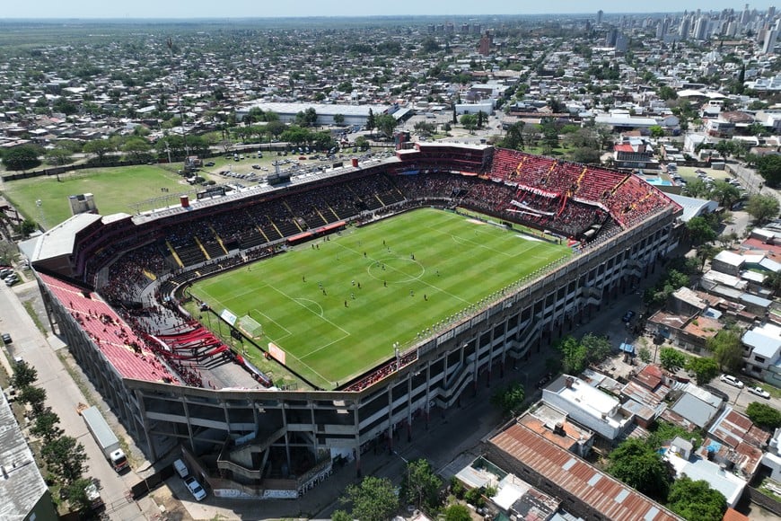 Estadio Brigadier Estanislao López. Crédito: Fernando Nicola