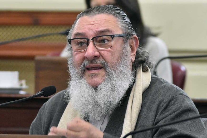 Santiago Mascheroni, dirigente radical de extensa trayectoria en la Legislatura. Foto: Luis Cetraro.