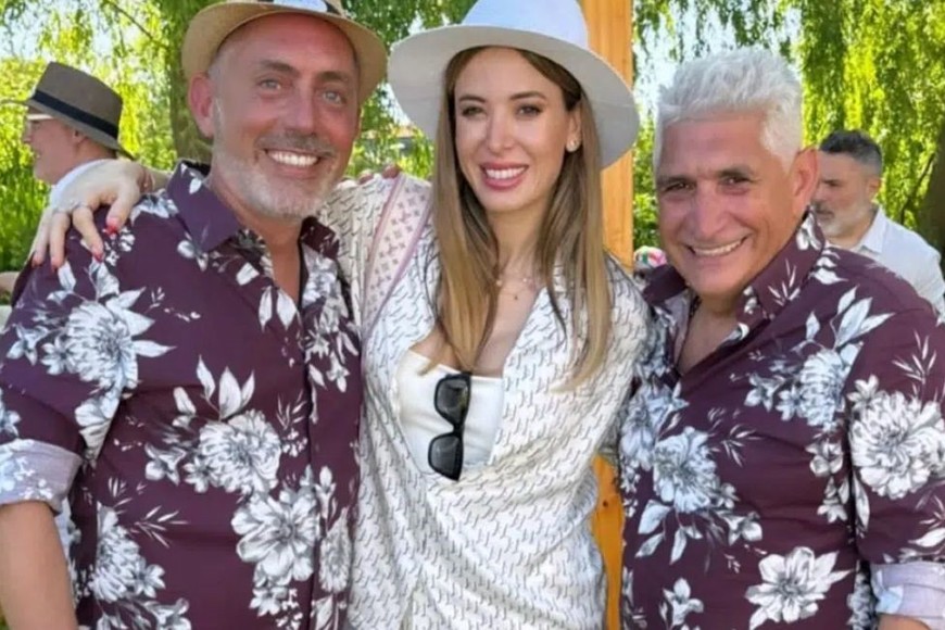 Cirio asistió al casamiento de Fernando Colombo y Facundo Oltra.