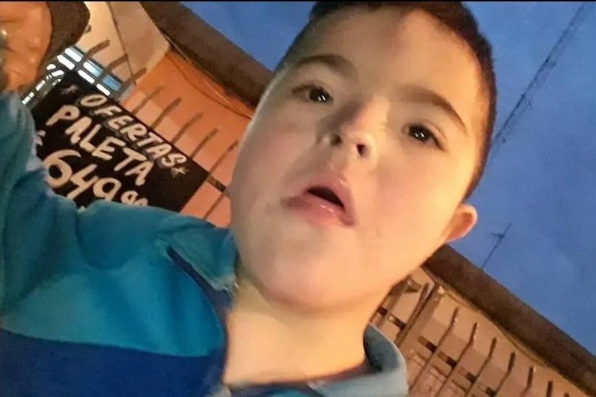 Luciano Santino Ruiz, de 8 años