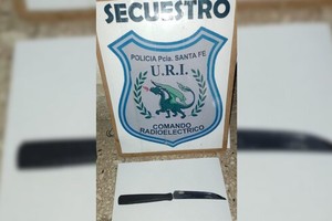 El arma blanca utilizada.