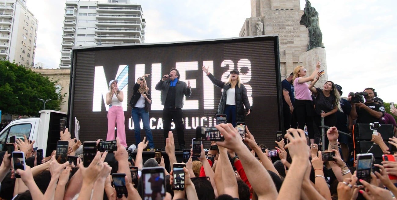 Milei reafirmó en Rosario su discurso liberal ante el público