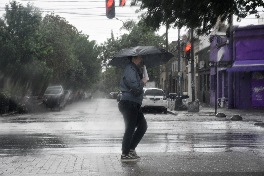 Este miércoles, llovieron 80 milímetros en dos horas y media.