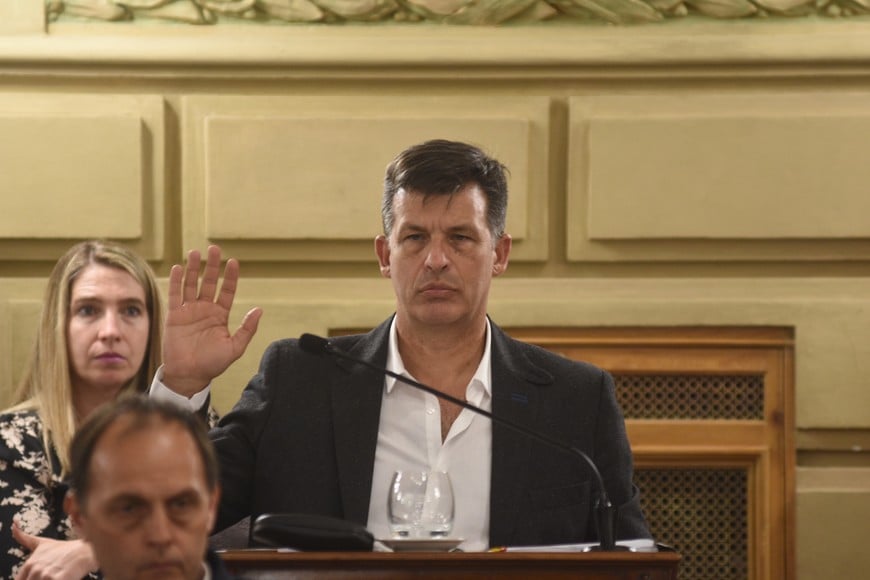 Dr. Leonardo Diana, senador provincial por el departamento San Jerónimo. Crédito: Luis Cetraro