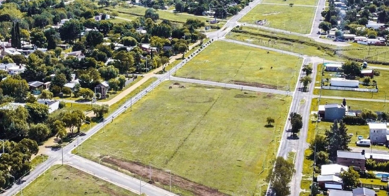 La denunciante compró seis viviendas premoldeadas para un emprendimiento inmobiliario en Pueblo Esther, a 24 km de Rosario. Crédito: Archivo El Litoral