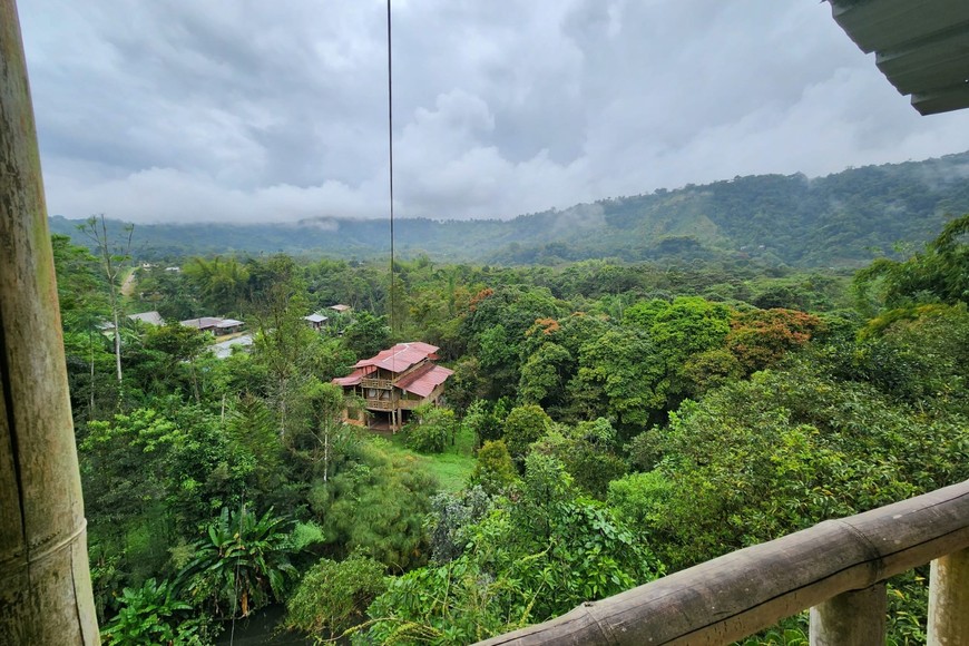 La oficina del santafesino estos días en Ecuador. La propuesta surgió porque la agencia alemana para la cual trabaja es una referencia a nivel mundial en proyectos de este tipo.