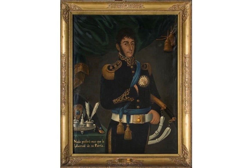 Retrato de San Martín por José Gil de Castro. Foto: Museo Histórico Nacional