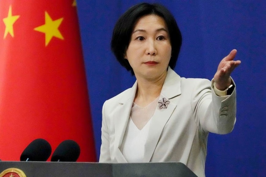 Mao Ning, portavoz del Ministerio de Asuntos Exteriores de China.