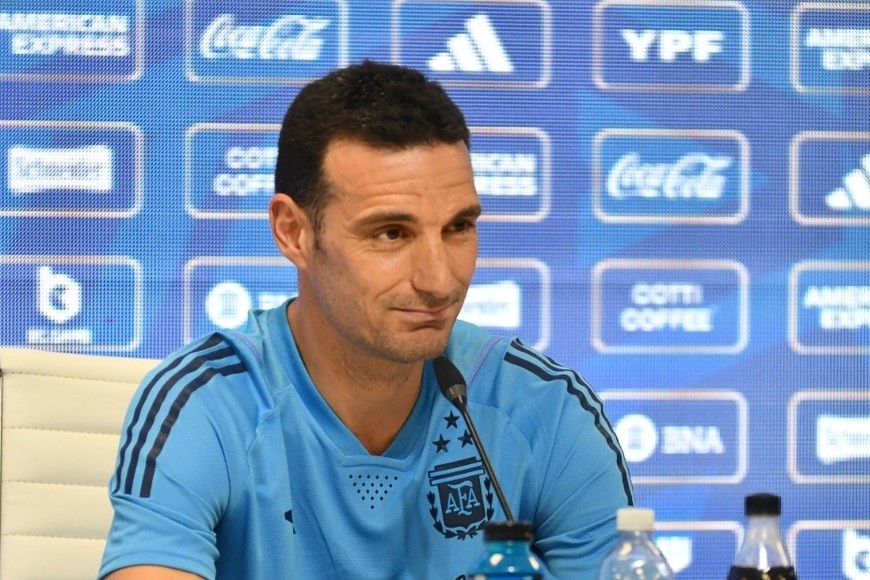 Lionel Scaloni, entrenador de la Selección Argentina. Crédito: AFA