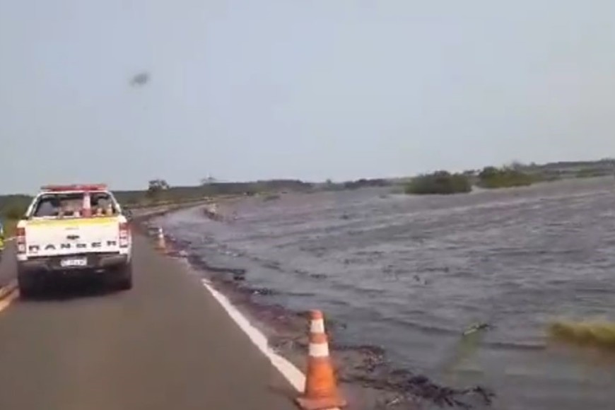 Una ciudad quedó completamente aislada.