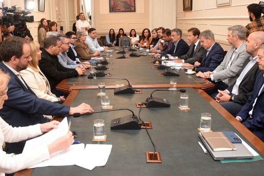 Los resultados del programa fueron presentados este miércoles por la mañana en la sede de la Bolsa de Comercio. Foto: Guillermo Di Salvatore