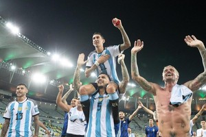 Ángel Di María fue ovacionado el último partido de Argentina en el Maracaná. 