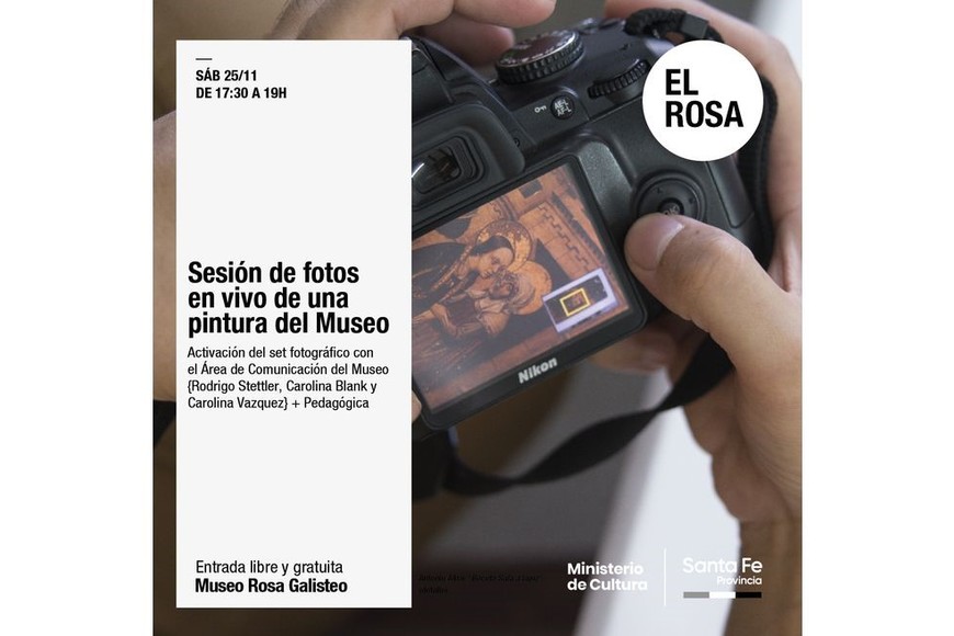 El reverso de las obras de arte también es fotografiado como parte del registro de obras de arte. Foto: Gentileza Museo Rosa Galisteo