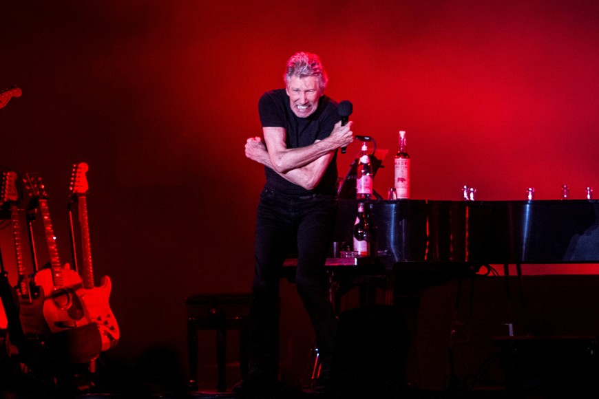 Roger Waters se presentó en el Más Monumental de River Plate. Crédito: Télam