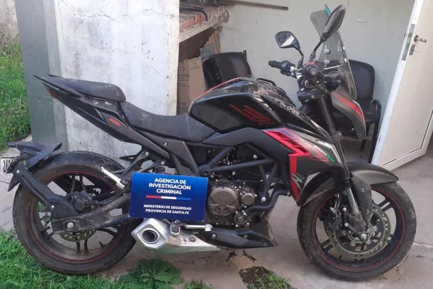 La motocicleta había sido sustraída desde una vivienda en Santo Domingo. Crédito: El Litoral.